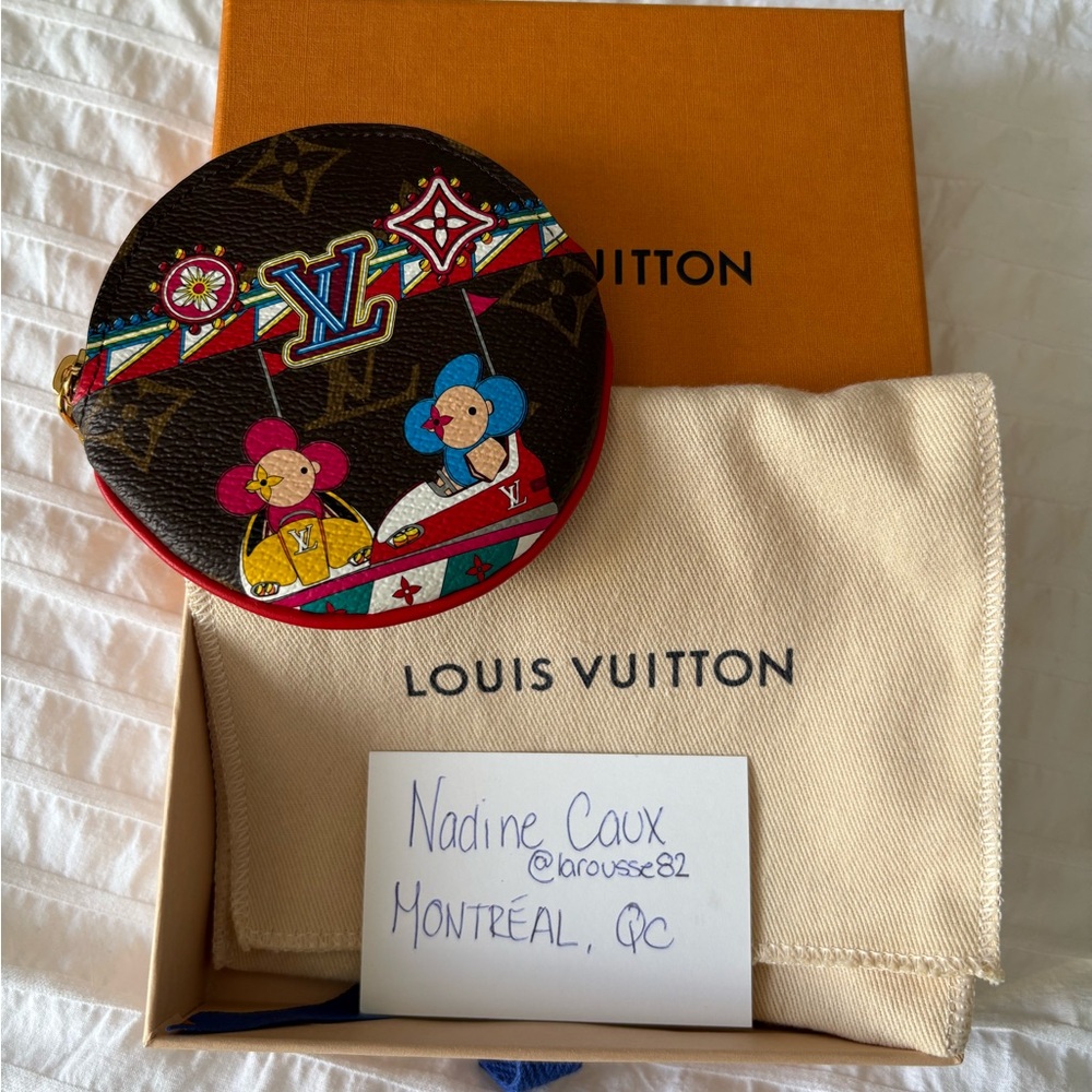 SOLD** Louis Vuitton Christmas Animation 2020 Coin Pouch